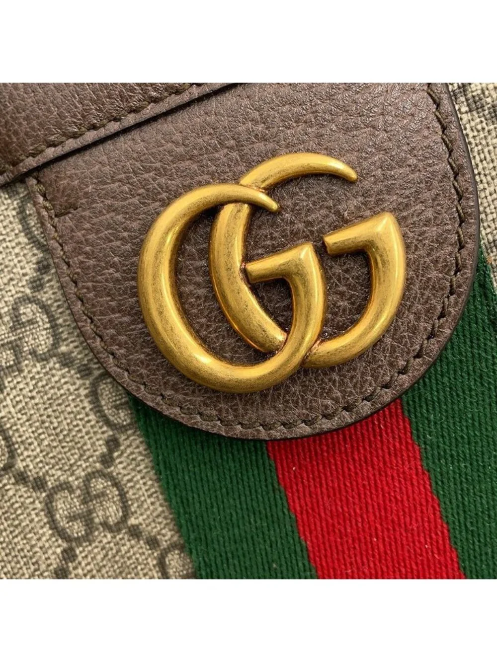 Gucci Tote Bag Ophidia GG Supreme Large Leather